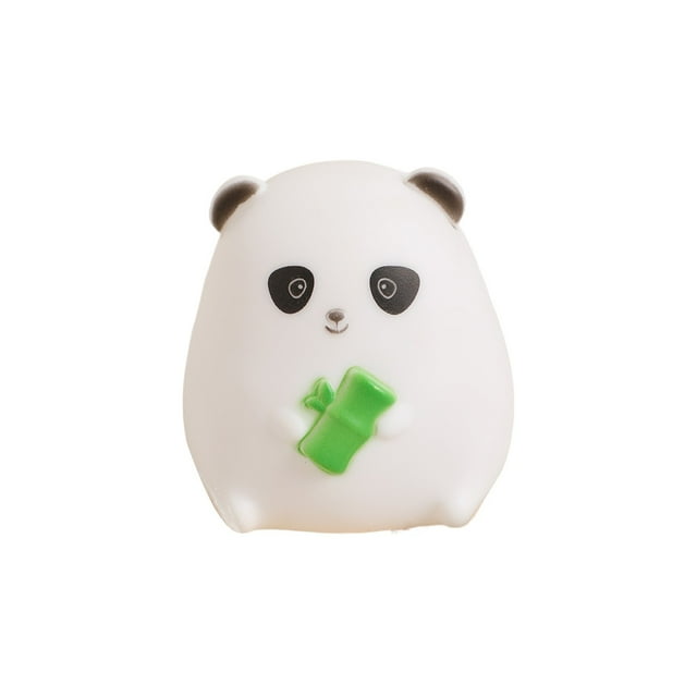D Cute Cartoon Animals Ornaments Internet Desktop Cute Pet Small Ornaments Animals Luminous Create Doll Night Light Battery Operated Led Desk Lamp Pattern D Plastic
