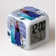 thumbnail image 2 of Disney-reloj despertador Digital para niños, juguete LED que cambian de Color con adornos de dibujos animados, princesa Elsa, Anna, Hans Olaf, 2 of 2