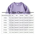 thumbnail image 3 of Girls Sweatshirt Cotton Casual Lightweight Pullover Tops Long Sleeve Crewneck Sweatshirts Boys Clothes Size 4-15, 3 of 5