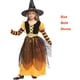 thumbnail image 3 of Disfraces de fiesta de Halloween, vestido de bruja morado para niñas, malla de manga larga, ropa de bruja de carnaval, vestido de cosplay, sombrero, traje de escoba, 3 of 5