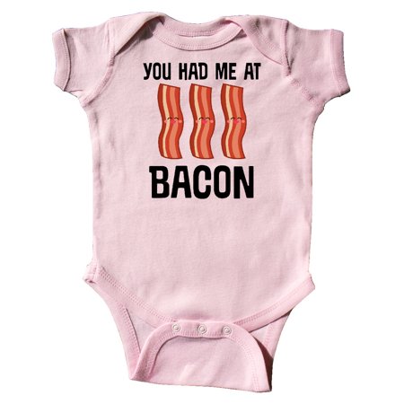 

Inktastic You Had Me At Bacon Funny Bacon Lover Gift Gift Baby Boy or Baby Girl Bodysuit