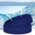 thumbnail image 2 of Daletu 4 Pack Cotton Terry Sweat Headbands for Men & Women, Absorbent Sports Headbands for Running, Gym, Basketball, Tennis, 2 of 7