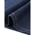 thumbnail image 5 of Agnes Orinda Women's Plus Size Denim Overalls Dress Sleeveless Adjustable Straps Waist Buttons Romper Casual Jumper Jean Midi Dresses 2026 with Pockets 4X Black Blue, 5 of 6