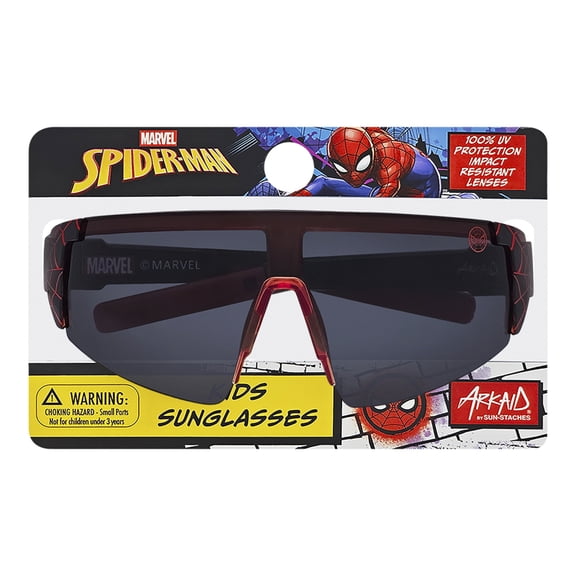 Spiderman Black and Red Sports Wrap Sunglasses
