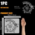 thumbnail image 2 of Spiral Clock Face Stencil for Painting 11.8x11.8 inch Large Clock Face Painting Stencil Reusable Gears Numbers Drawing Template Hollowed Clock Theme Stencil for Floor Wall Decoration, 2 of 9