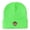 Fluorescence, variant on Monkey Head Embroidered Heavyweight Acrylic Knit Beanie, Unisex High Stretch Warm Hat with Multiple Colors, Perfect Adult Gift for Men & Women