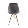 thumbnail image 5 of Porthos Home Alia Dining Chairs, Velvet And Gold Chrome Legs (Set of 2), 5 of 6