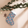 thumbnail image 7 of Balery Popcorn Pattern Christmas Stockings with Initials, 18" Large Knit Christmas Stocking,Xmas Stocking for Kids, Holiday and Family Stocking, 7 of 7