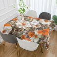 thumbnail image 2 of Yayeee Tablecloths 60" x 60" Rectangle Wrinkle Resistant Party Table Cover, Rustic Floral, 2 of 8