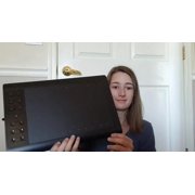 10X6 Inch Graphics Tablet Featuring a Battery-Free Pen with 8192 Pressure Levels, 12 Hotkeys, And Compatibility with PC, Mac, And Android for Digital Art, Design, And Online Teaching