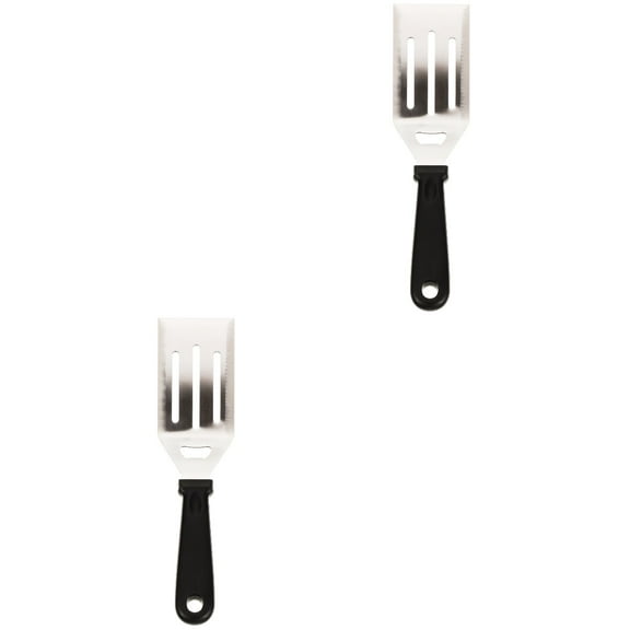 2-Piece Stainless Steel Hamburger Spatula Set for Cooking Pancakes and Burgers Kitchen Utensils Ideal Tools