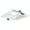 Matte Powder White, variant on Nora Lighting NM2-MLS1BB M2 2" 1 Light Square Recessed Trim - Black