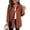 #02 Ginger, variant on Womens Waffle Knit Button Down Shacket Long Sleeve Collared Shirt with Pocket Loose Fit Lightweight Top Business Casual Autumn Layering,S,Light Blue