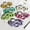 5(6*1), variant on Marble Finish Chinese Knot Cross Spring Hair Clips Stylish Half Ponytail Barrettes for Women 6pcs