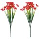 thumbnail image 1 of 2 paquetes de flores artificiales, plantas de flor de ciruelo falsas de plástico, decoración de mesa Tmvgtek Oficina Multiescena Multifunción, 1 of 9