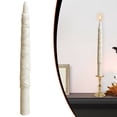 thumbnail image 2 of BNNG Halloween Taper Candles - Pillar Aesthetic Ribbed Candles Spiral Taper Twisted Candlesticks Scented Smokeless Soy Wax for Wedding Holiday Dinner Home Decorations, 2 of 9
