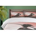 thumbnail image 3 of Ambesonne Japanese Duvet Cover Set, Samurai Japan, 2-Calking, Salmon Umber, 3 of 6