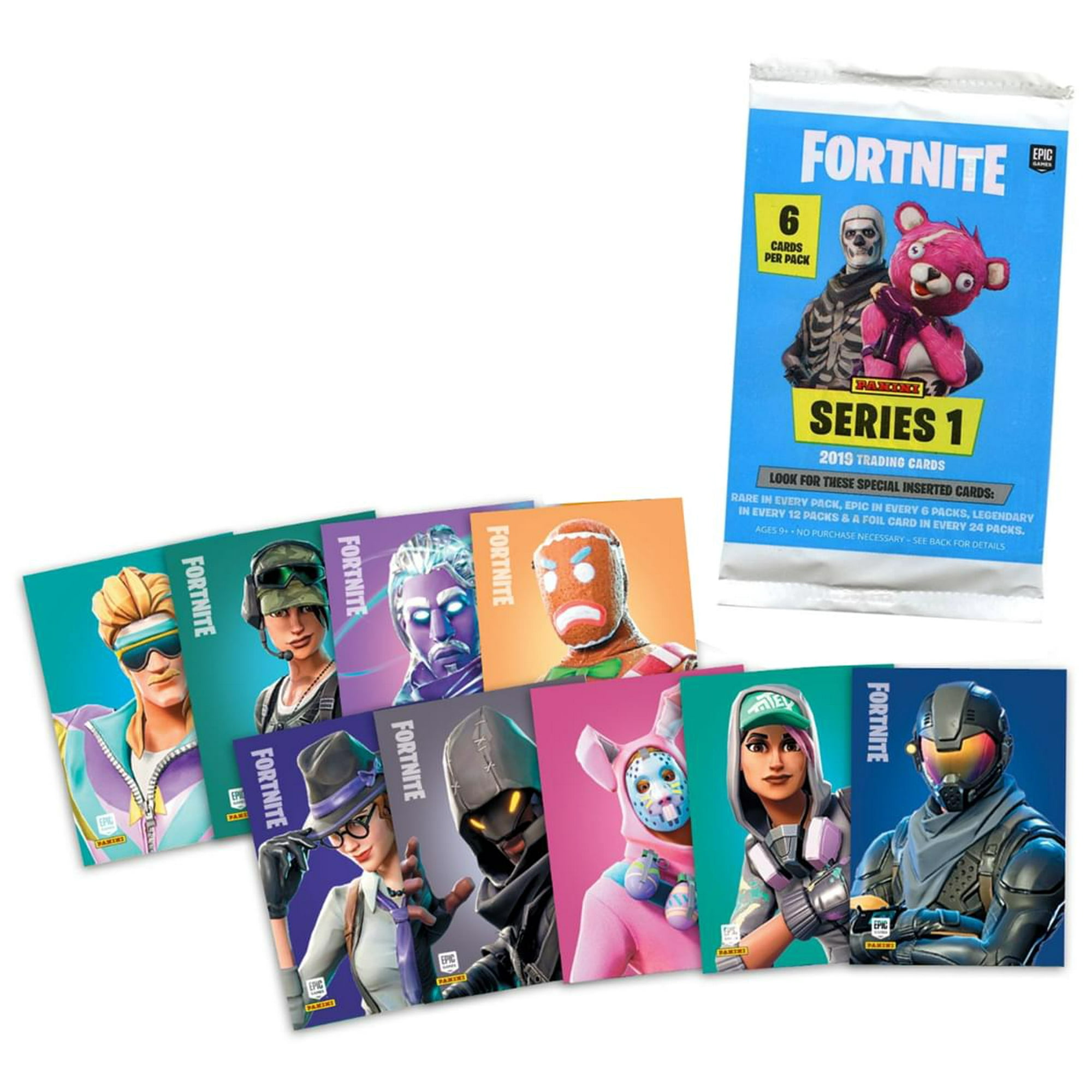 Fortnite Card Game Fortnite Trading Cards Series 1 Foil Pack 6 Cards Walmart Canada