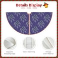 thumbnail image 5 of Balery Lavender Flowers Printed Christmas Tree Skirt , Merry Christmas Party Christmas Tree Decoration,Adjustable Tree Skirt-48", 5 of 8
