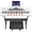 White, variant on SUGIFT 61 Key Electric Keyboard Piano with Lighted Keys Portable Piano, White
