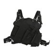 thumbnail image 4 of Mochila para el pecho con radio bidireccional, funda para radio bidireccional, estuche de transporte portátil, bolsa tipo chaleco para walkie talkie,, 4 of 10