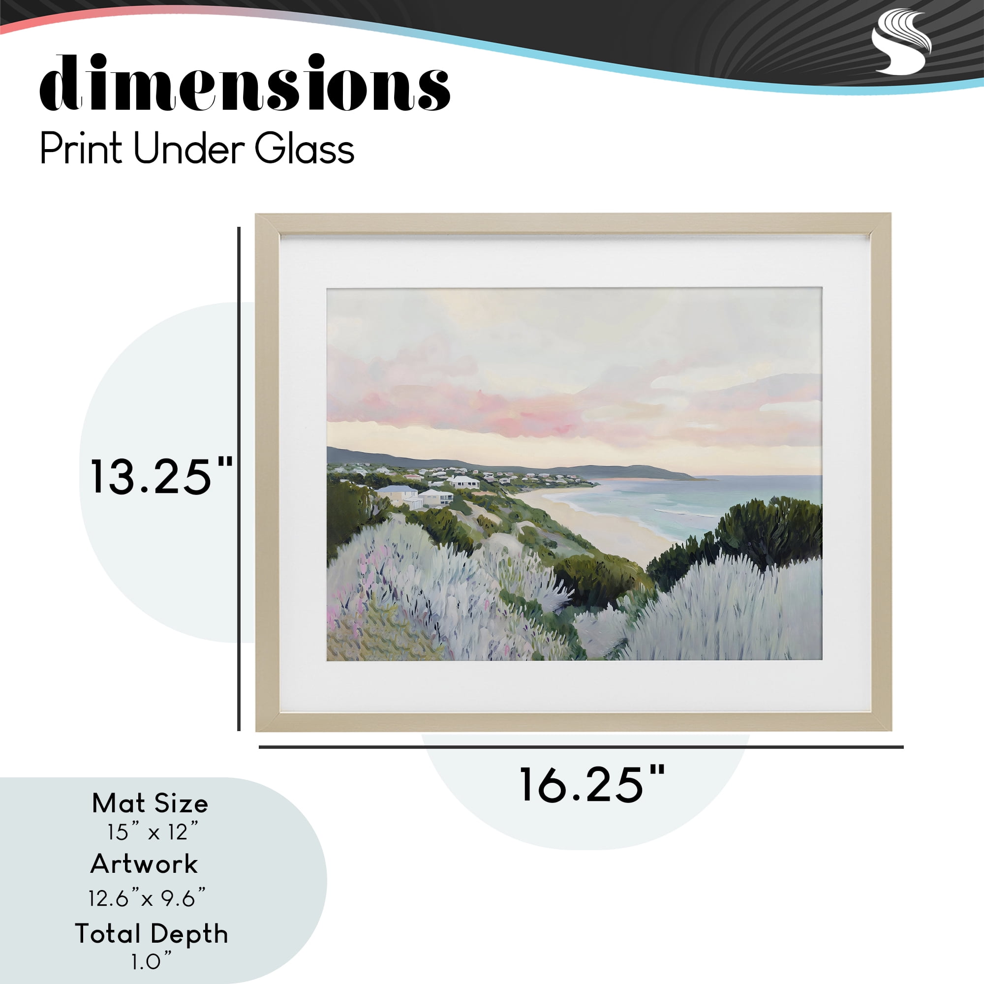 Stupell Industries Cape Cod Evening Light Birch Framed Print Under Glass, design by The Prints Vibe