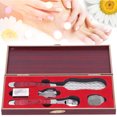 thumbnail image 1 of Kit de Limas para Pies de Pedicura ANGGREK de Acero Inoxidable y Madera Otros, 1 of 8