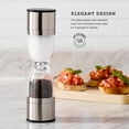 thumbnail image 3 of Kamenstein Holden Stainless Steel Dual Salt and Pepper Grinder, 3 of 10