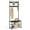 Charcoal Gray, variant on Coat Rack Hall Tree with Shoe Storage Bench Entryway Bench with Shoe Storage for Entryway Greige and Black