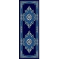 thumbnail image 3 of Glamour Thick Plush Oriental Area Rug Traditional Carpet Floral Medallion Design-206 (7'8"x10'8",Navy), 3 of 33