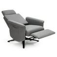 thumbnail image 2 of Costway Massage Living Room Recliner Chair with Adjustable Headrest and Remote Control, Grey, 2 of 10