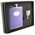 thumbnail image 4 of Visol Products Leather Stainless Steel Flask Gift Set, 4 of 4