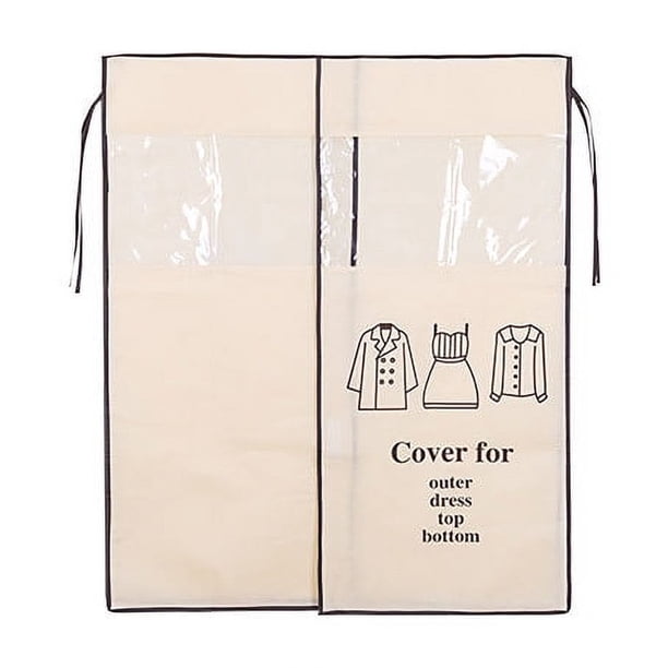 Funda protectora para ropa, transparente, a prueba de polvo, para colgar en el armario del hogar, a prueba de polvo, bolsa occidental para colgar ropa