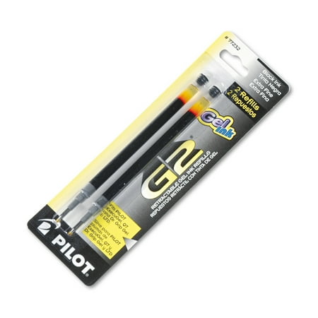 Pilot Q7, G2 Ltd, G2 Pro, Precise Gel BeGreen, Extra Fine, Blk, 2/Pk