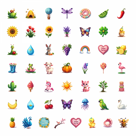 LUUFILx 50pcs Colorful Pineapple Stickers Tropical Fruit Cartoon Cute Decals Stationery Toy Water Bottle Laptop Phone Bicycle Guitar Luggage Sticker Set