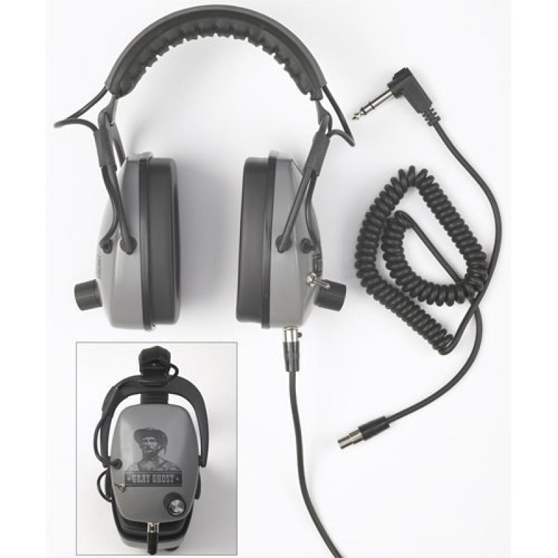 Detectorpro Gray Ghost Ndt Metal Detector Headphones