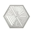 thumbnail image 2 of Règle Hexagonale, Mesure de Dessin Maison Utile, Règle d'Artisanat, Hexagone Portable, 2 of 9