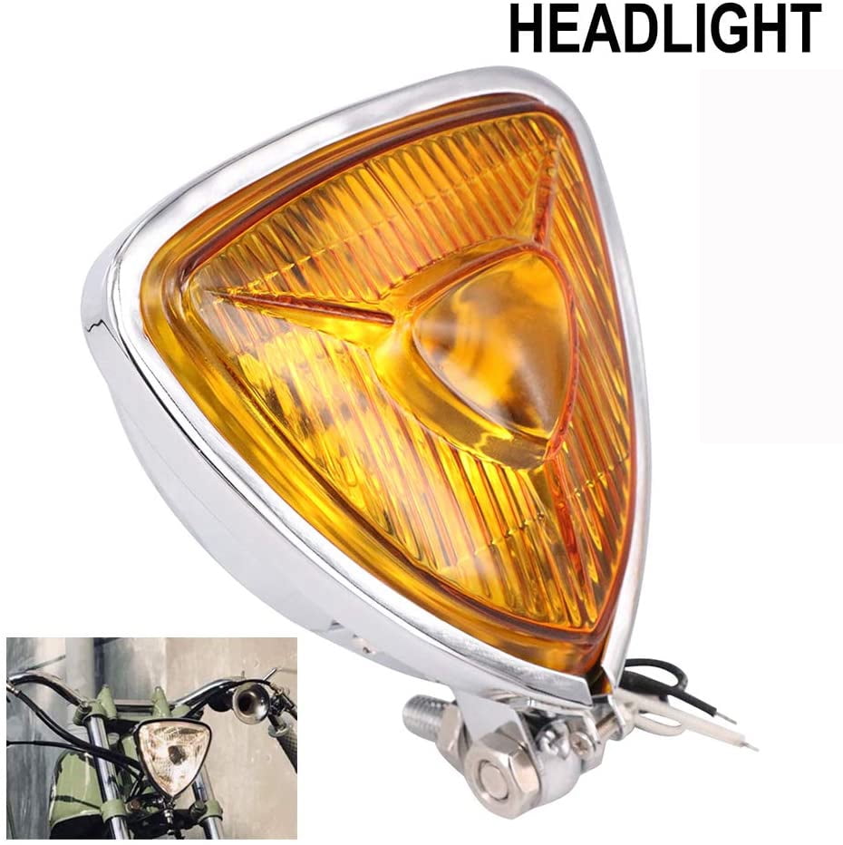 amber colored headlights