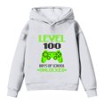 thumbnail image 7 of Tisuna Little Girls Boys Casual Hoodie 100Th Days Of School Print Long Sleeve Hooded Tops Comfortable Leisure Toddler Kids Autumn Winter Hoodies White Size 11-12 Years, 7 of 7