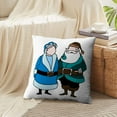 thumbnail image 4 of LALILO Throw Pillow Covers Cute Couple Mr And Mrs And Mrs Santa Cushion Cover 18" x 18", 525 Pack, 4 of 6
