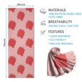 thumbnail image 2 of Pioneer Flower Floral Print Pattern Hot Yoga Mat Towel Non Slip for Hot Yoga - Quick-Drying Yoga Mat Cover with 4 Corner Pockets with Travel Bag - Hot Yoga Towel Non Slip 70"x26", 2 of 6