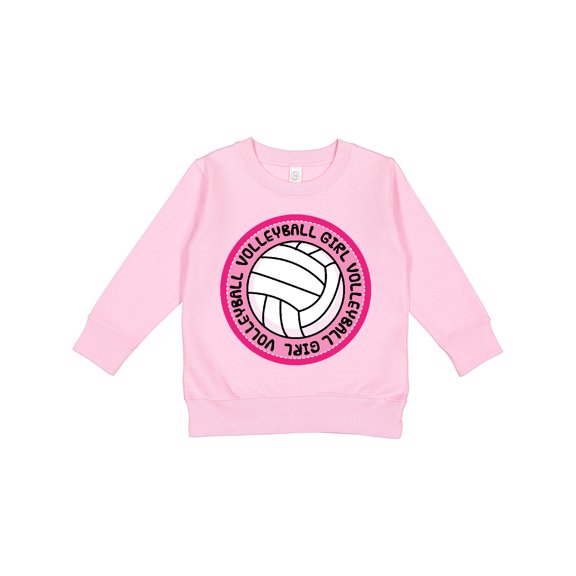 Inktastic Volleyball Girl Toddler Sweatshirt