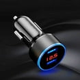 thumbnail image 7 of 3.1A Dual Ports USB Car Charger Digital LED Voltmeter Black, 7 of 7