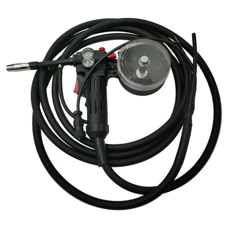 Aluminum Spool Gun Fit Miller Matic 210 Spoolmate 3035 Welder with 16.4ft Cable Lead 20pcs Conductive Nozzles DC24V