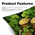 thumbnail image 2 of Saint Patrick's Day Luxurious Velvet Decorative Throw Pillow Covers - Set of 2, Unique Patterns, Available in 16x16, 18x18, and 20x20 Inches for Various Occasions, 2 of 6