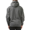 thumbnail image 2 of Pro Club Men's Comfort Pullover Hoodie with Front Pocket - Charcoal - Large, 2 of 4