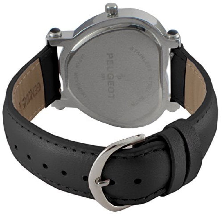 Womens Heart Shaped Crystal Watch Black Strap - Walmart.com display picture 1
