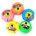 Top pet Cute Pet Puppy Dog Face Ball Molar Throwing Training Soft