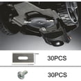 thumbnail image 2 of 30 Uds cuchillas para cortacésped con hoja de acero inoxidable de doble filo 30 Uds cuchillas para cortacésped inteligentes de acero inoxidable, 2 of 5