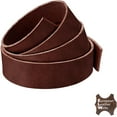thumbnail image 4 of European Leather Work 8-9 oz. 3.2-3.6mm Vegetable Tanned Leather Belt Blanks Size: 1"x50"  Cognac Color  Full Grain Cowhide Leather Belt Straps/Strips for Tooling, Carving, Stamping, 4 of 7